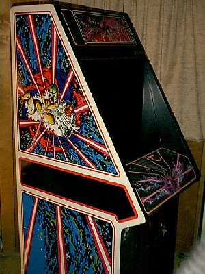 A side view of the Tempest cabinet.
